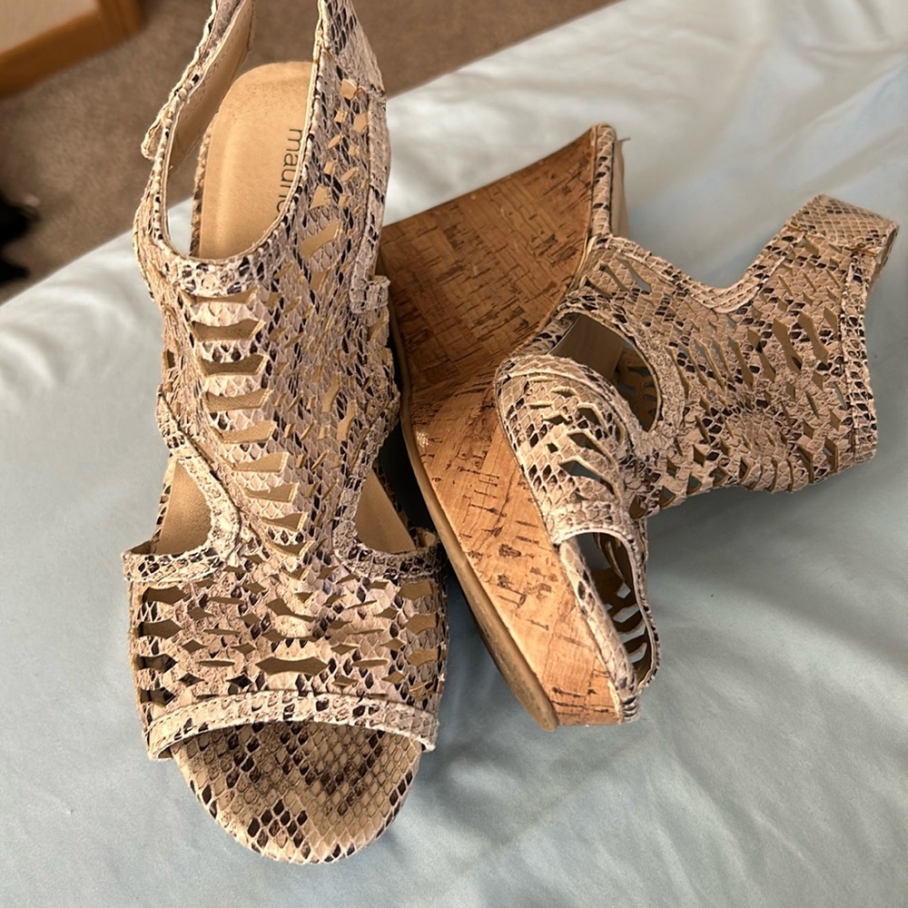Maurice’s sandal wedges
